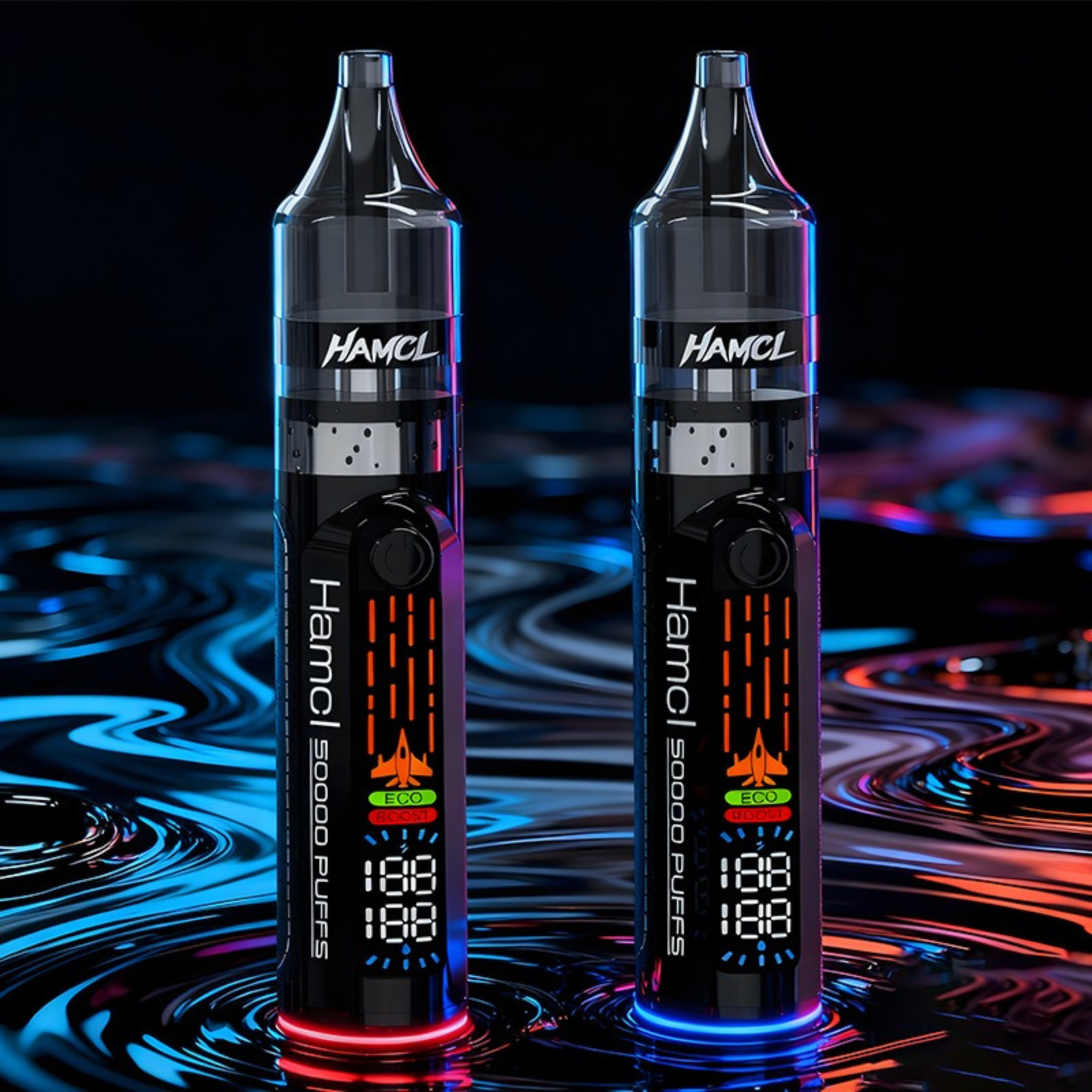 HAMCL Hookah 50000 Puffs Disposable Vape 0.5% 5mg NIC