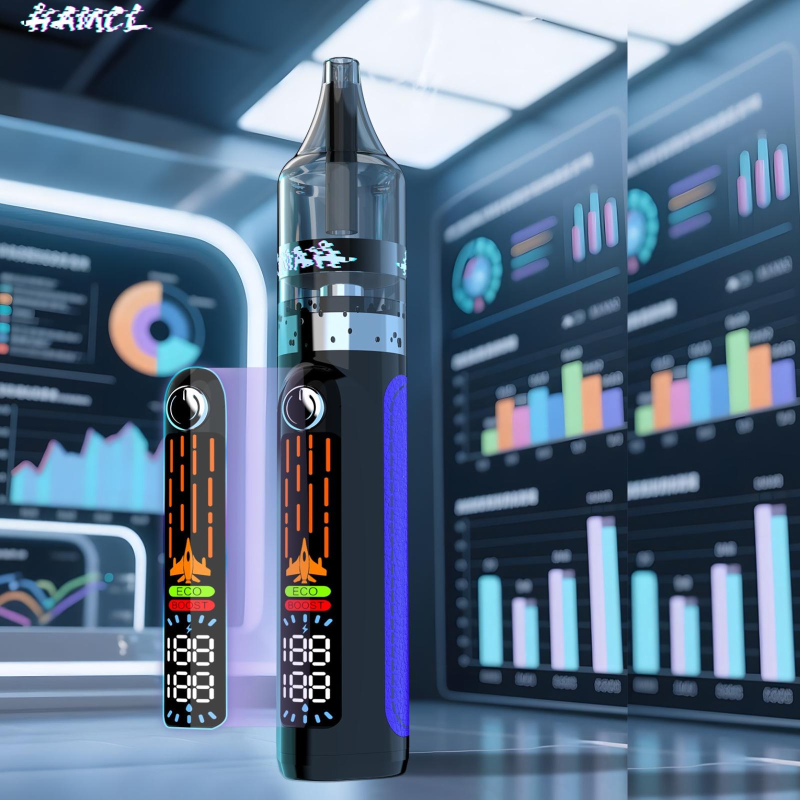 HAMCL Hookah 50000 Puffs Disposable Vape 0.5% 5mg NIC