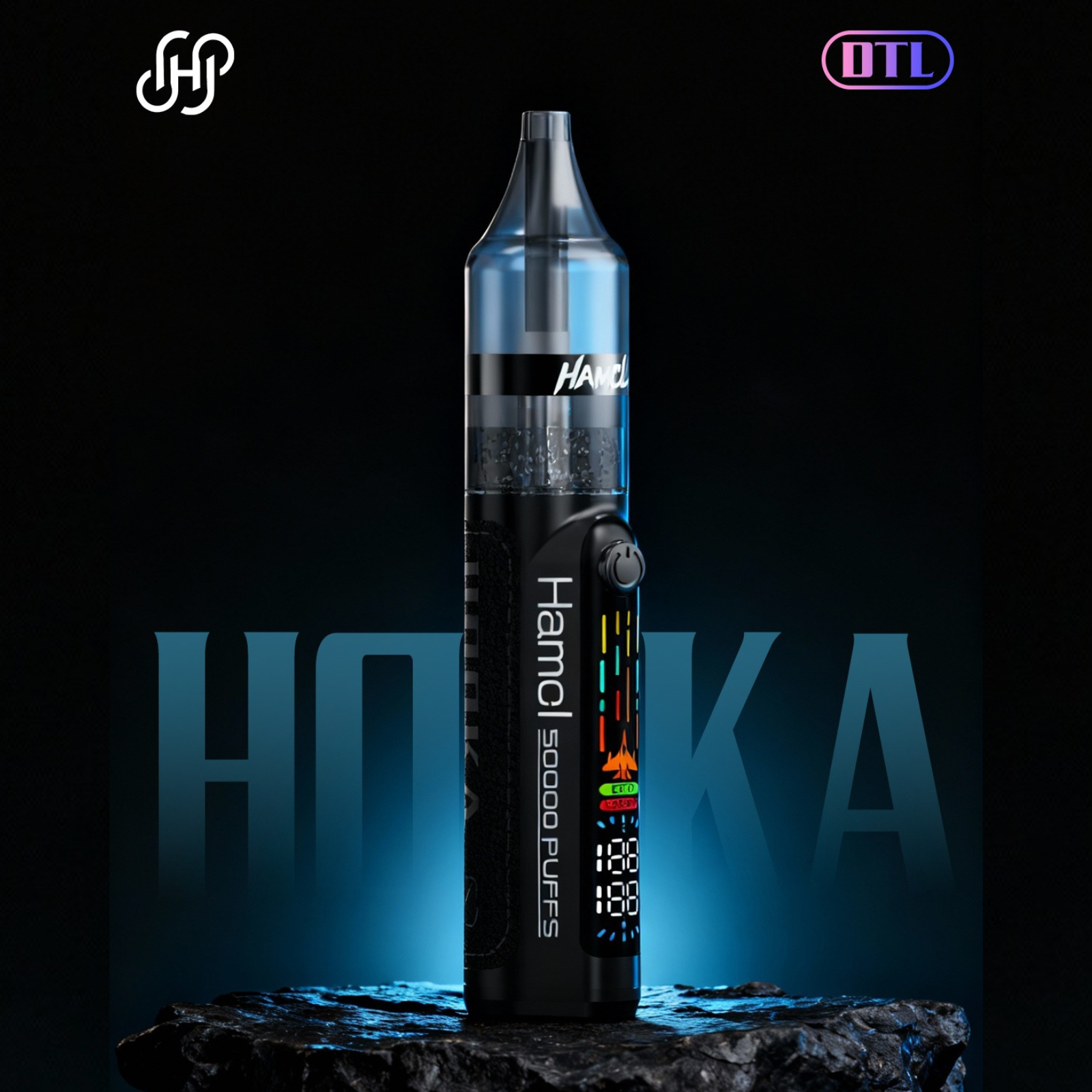 HAMCL Hookah 50000 Puffs Disposable Vape 0.5% 5mg NIC