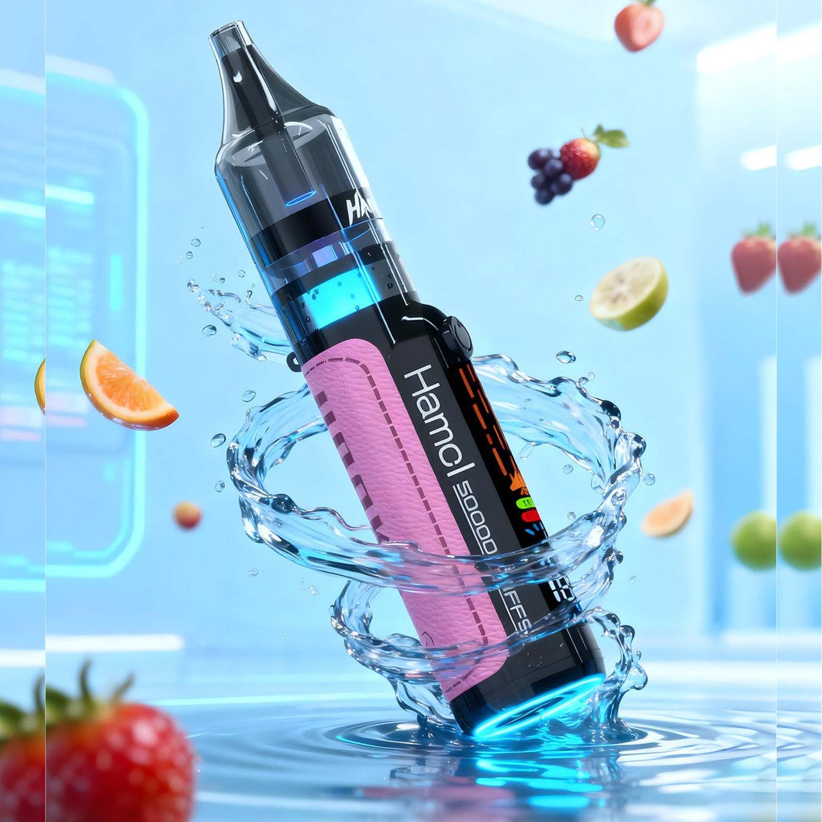 HAMCL Hookah 50000 Puffs Disposable Vape 0.5% 5mg NIC