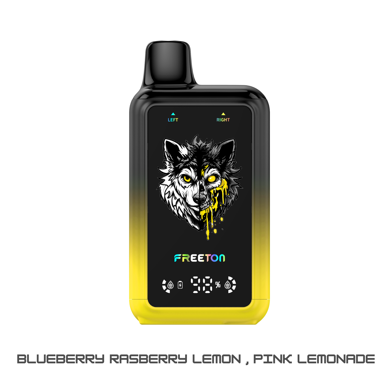 Freeton Alpha 2 Flavors in 1 Dual Flavor 25000 Puffs Disposable Vape 2% 20mg 5% 50mg Nic