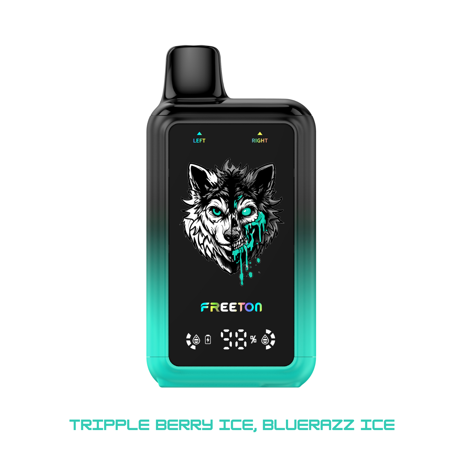 Freeton Alpha 2 Flavors in 1 Dual Flavor 25000 Puffs Disposable Vape 2% 20mg 5% 50mg Nic