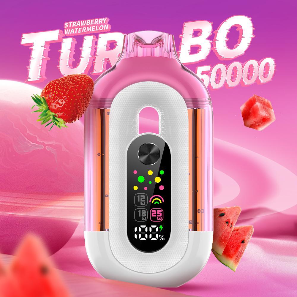 Bounce Turbo 50000 Puffs Triple Wattage & LED Display Disposable Vape 5% 50mg NIC