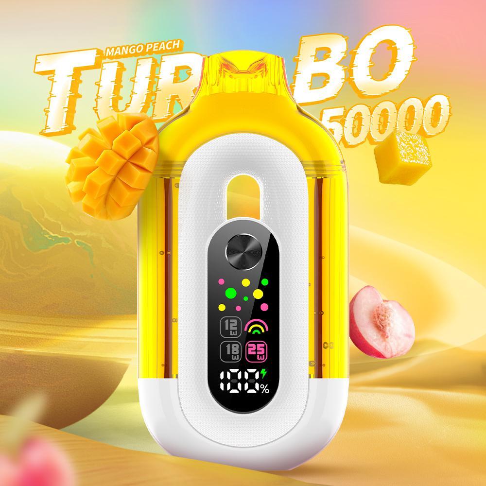 Bounce Turbo 50000 Puffs Triple Wattage & LED Display Disposable Vape 5% 50mg NIC