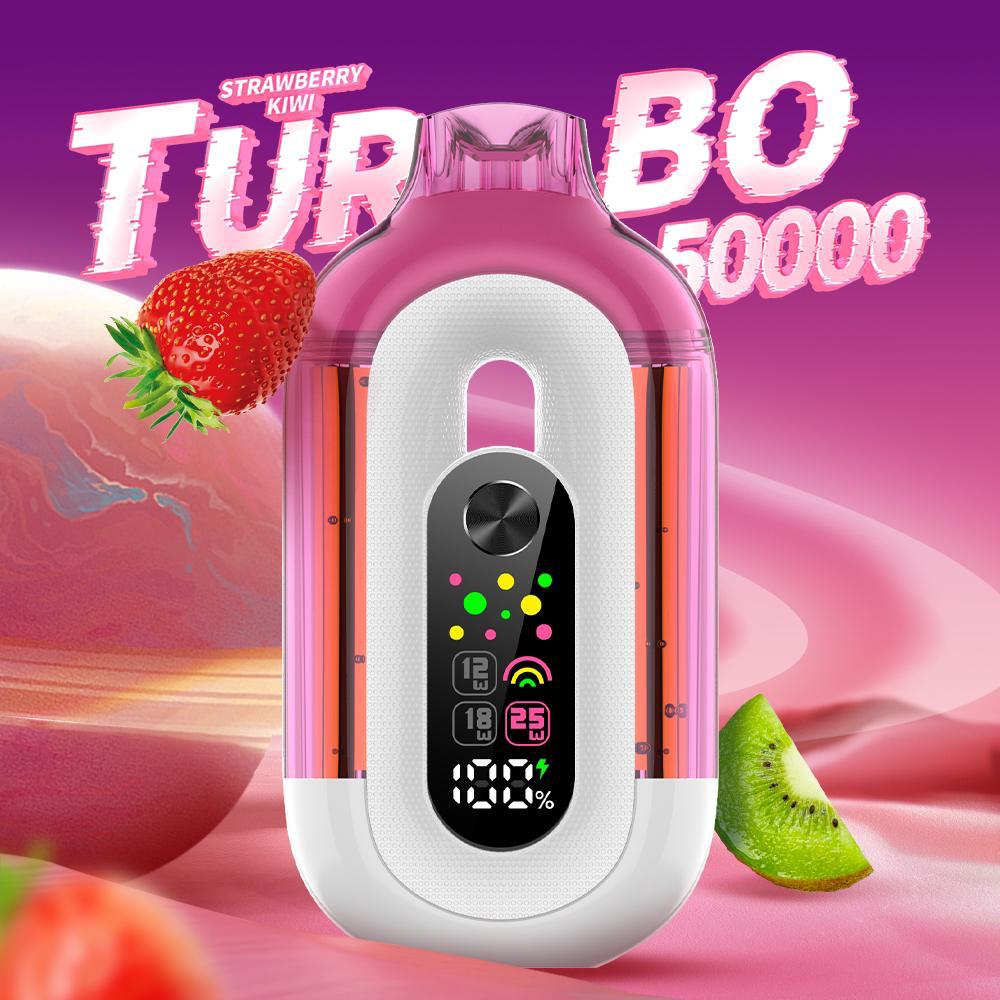 Bounce Turbo 50000 Puffs Triple Wattage & LED Display Disposable Vape 5% 50mg NIC