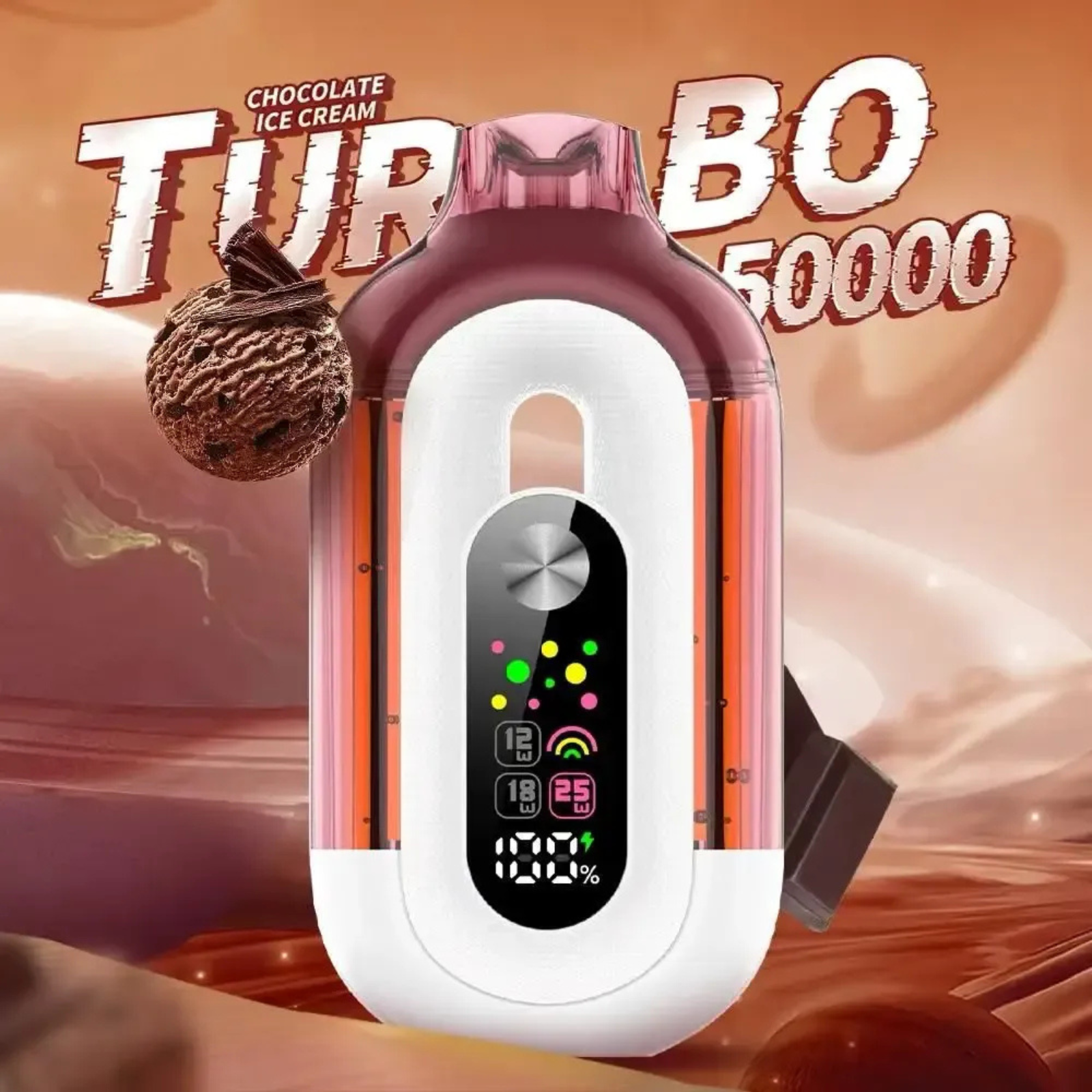 Bounce Turbo 50000 Puffs Triple Wattage & LED Display Disposable Vape 5% 50mg NIC