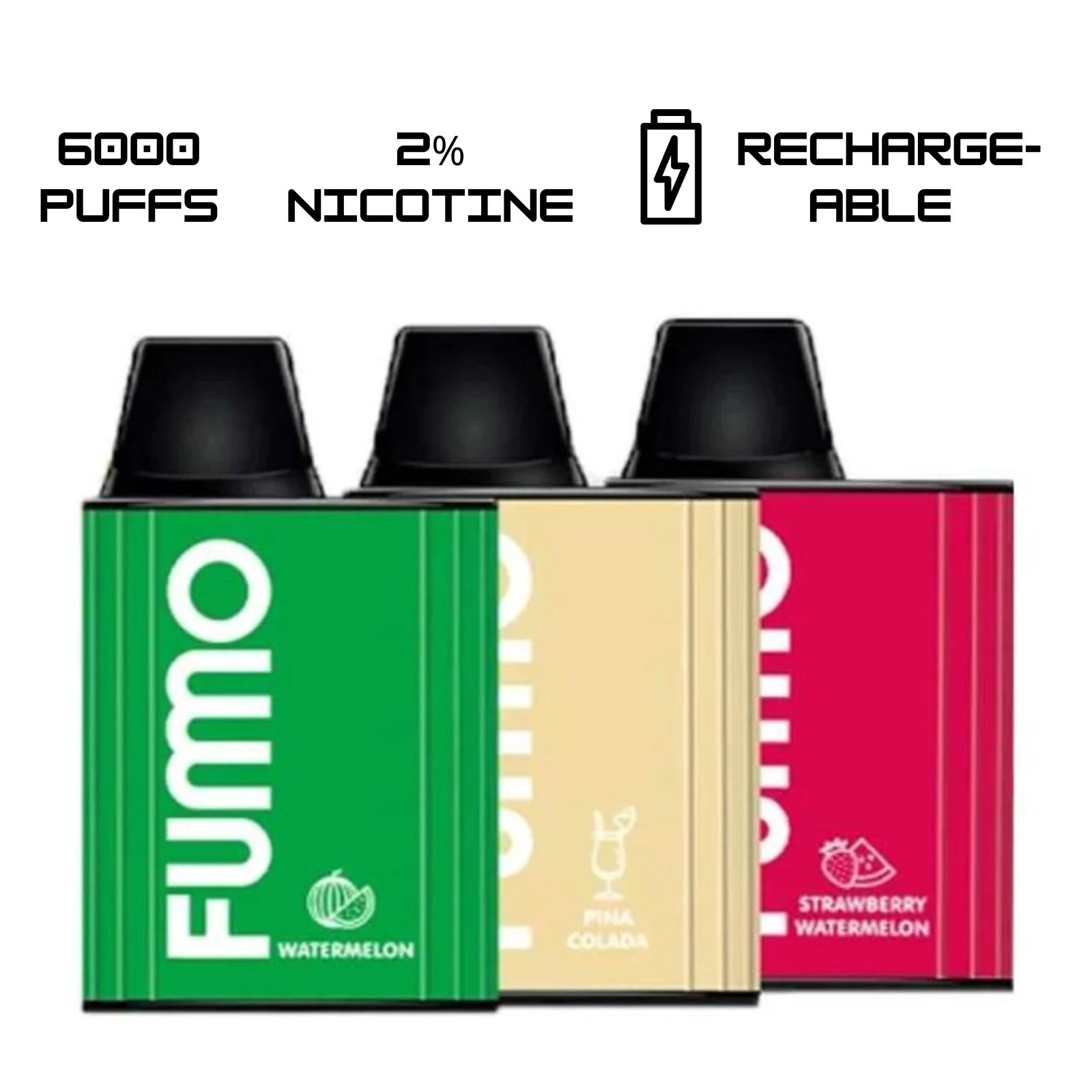 FUMMO King 6000 sleek design, compact vape premium, ergonomic disposable vape, bespoke vape aesthetic - Fummo Fumo King 6000 Puffs Disposable Vape 2% 20mg