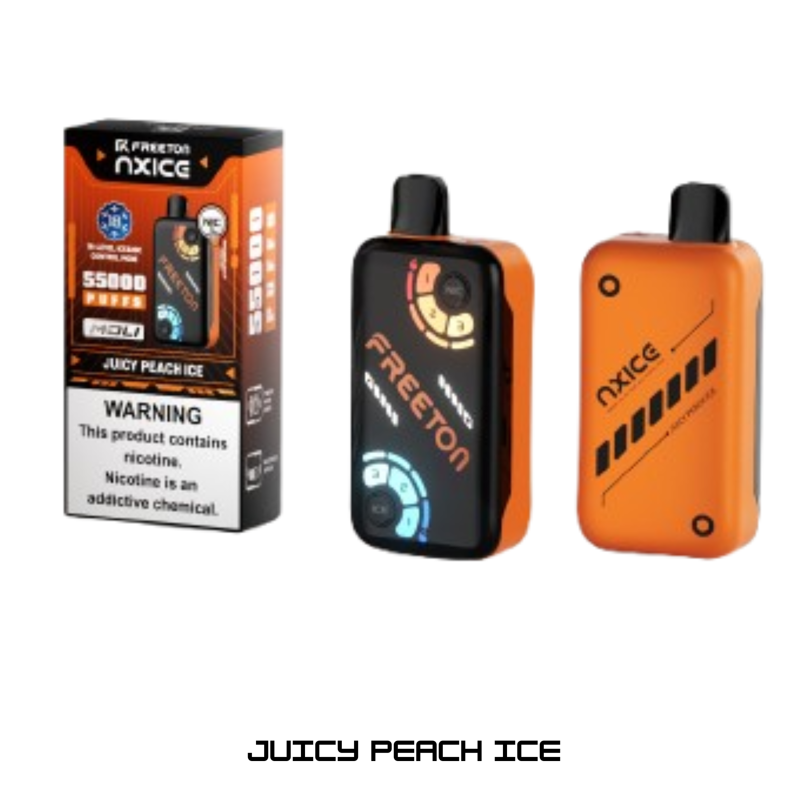 Freeton NXICE 55000 puffs 18-level Nicotine and Ice Control disposable vape 2% 20mg NIC