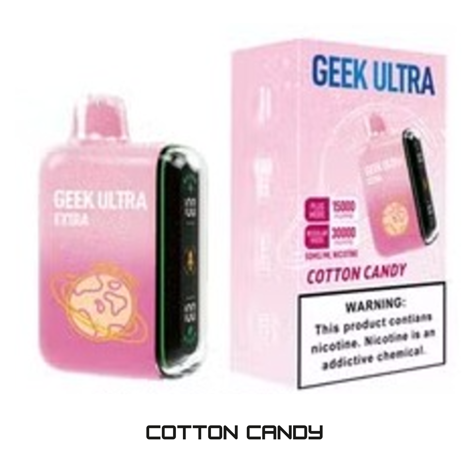 Geek Ultra Extra 25000 Puffs Disposable Vape 5% 50mg NIC