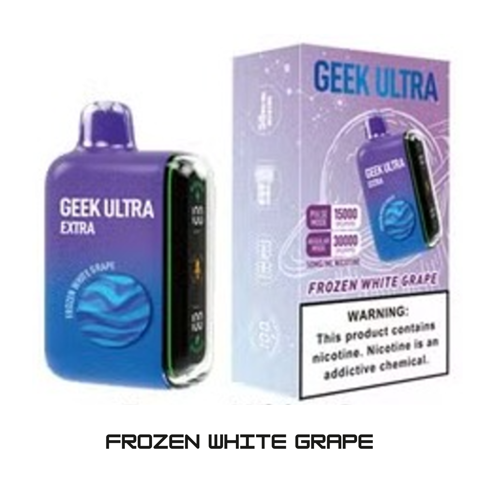 Geek Ultra Extra 25000 Puffs Disposable Vape 5% 50mg NIC
