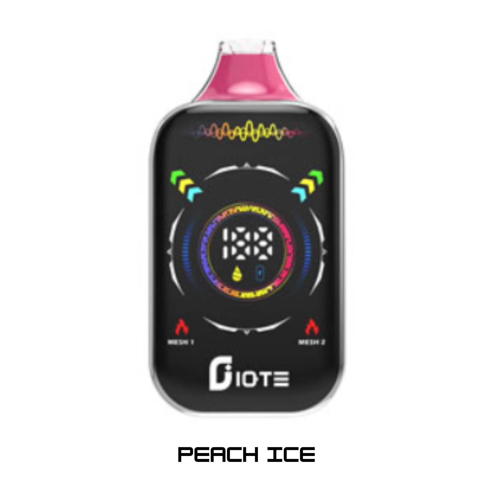 IQTE 50000 Puffs Dual Mesh RGB Full-Screen 38ml E-Liquid