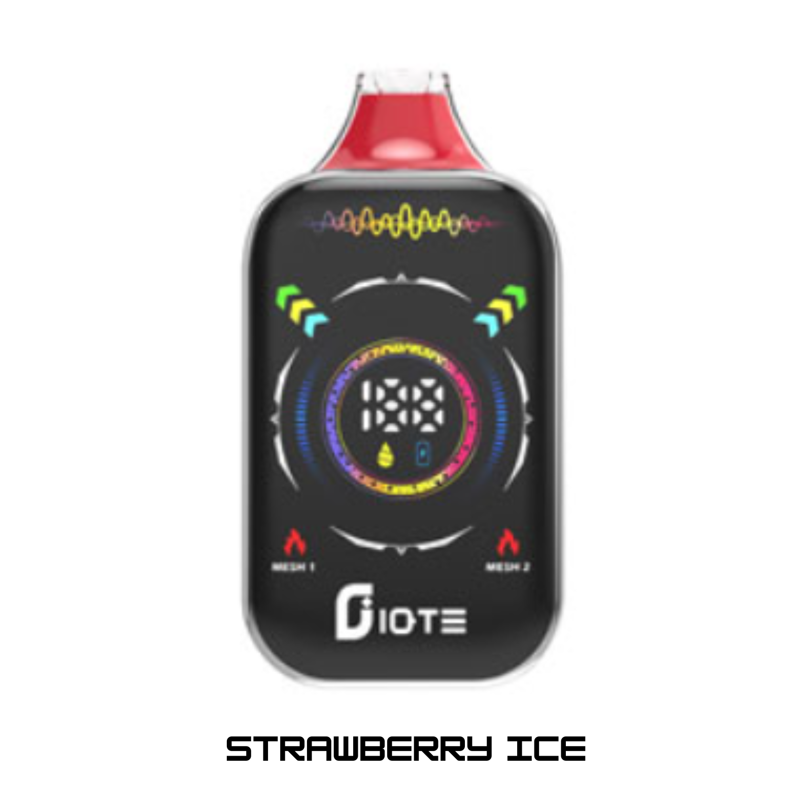 IQTE 50000 Puffs Dual Mesh RGB Full-Screen 38ml E-Liquid