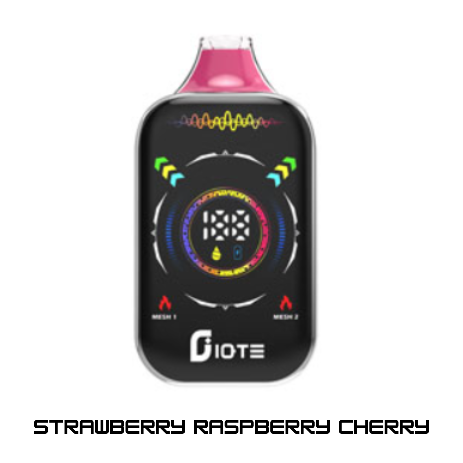 IQTE 50000 Puffs Dual Mesh RGB Full-Screen 38ml E-Liquid