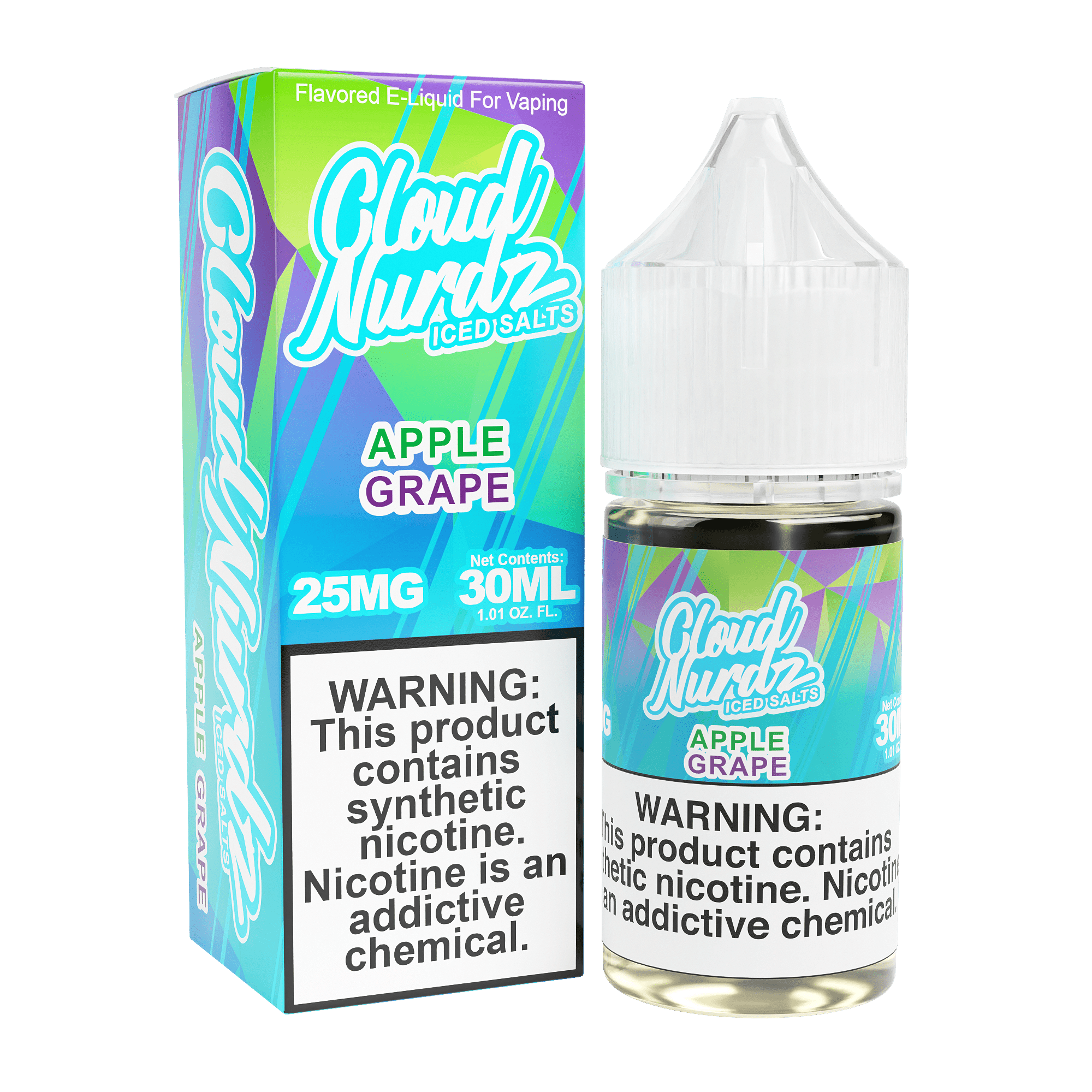Iced Cloud Nurdz Salt apple grape Vape Juice best in abu dhabi