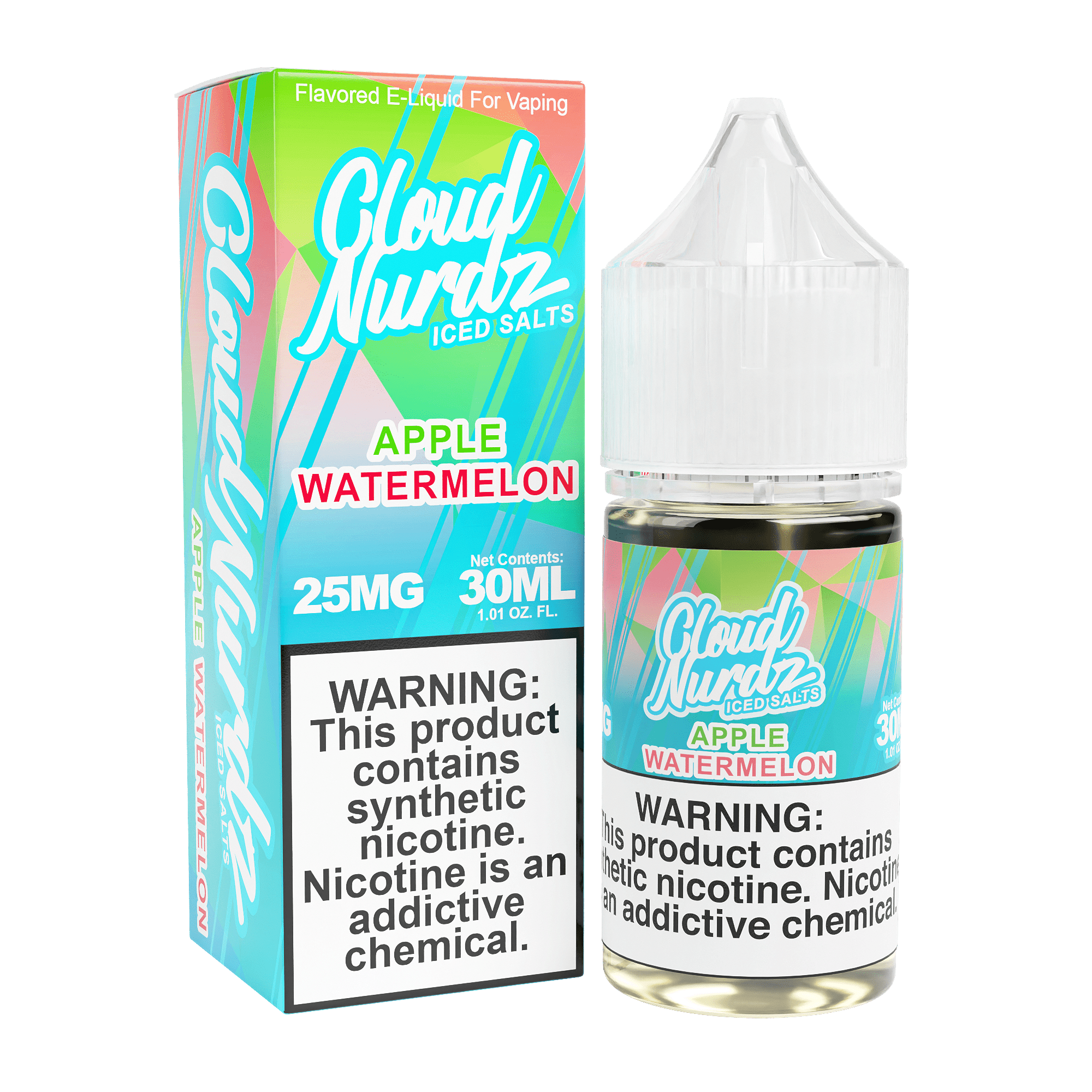 Iced Cloud Nurdz Salt icedapplewatermelon Nic Vape Juice best in dubai