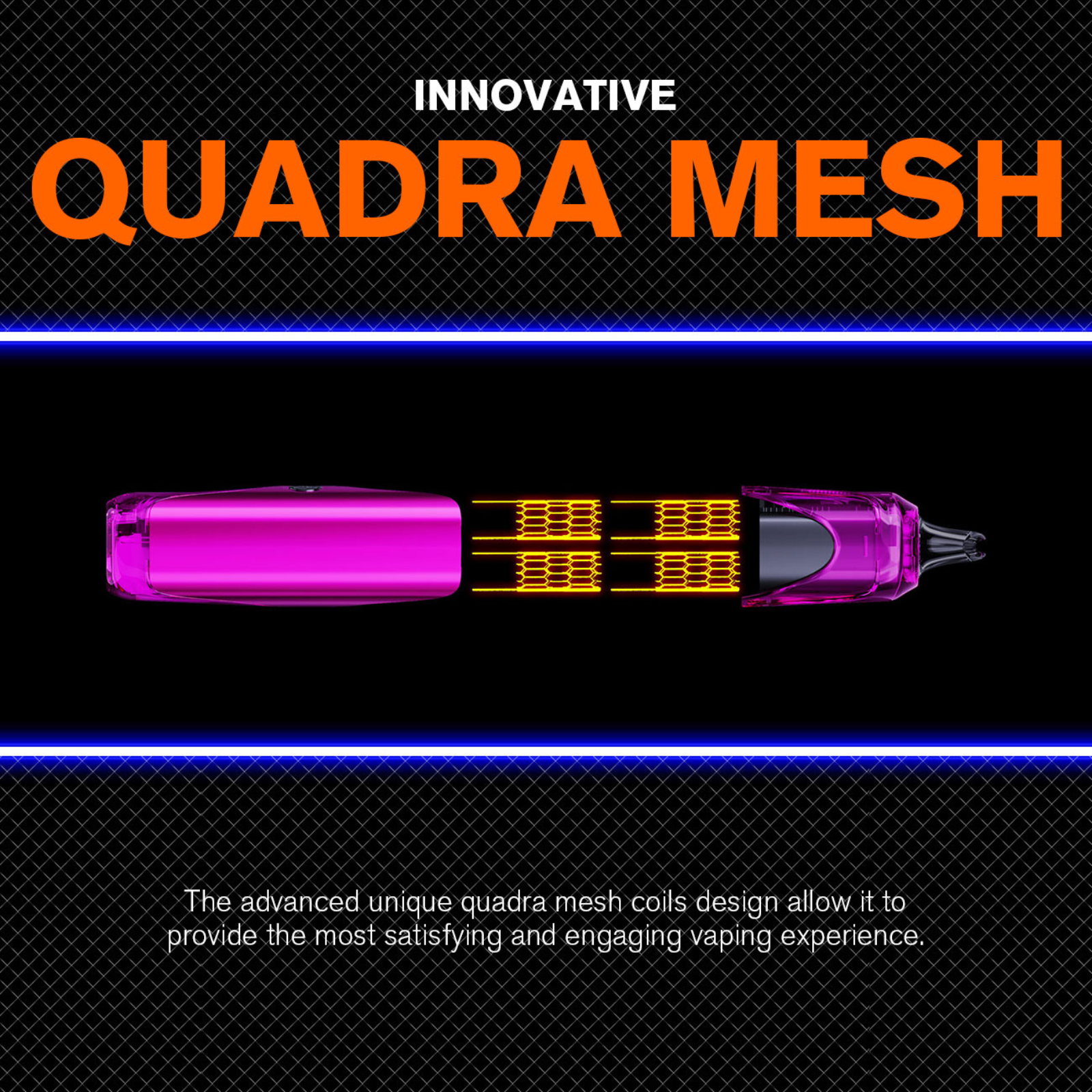 KEYSTONE Tweak Geek 60000 Puffs Adjustable Coolness & Sweetness Quadra Mesh Disposable Vape 5% 50mg NIC