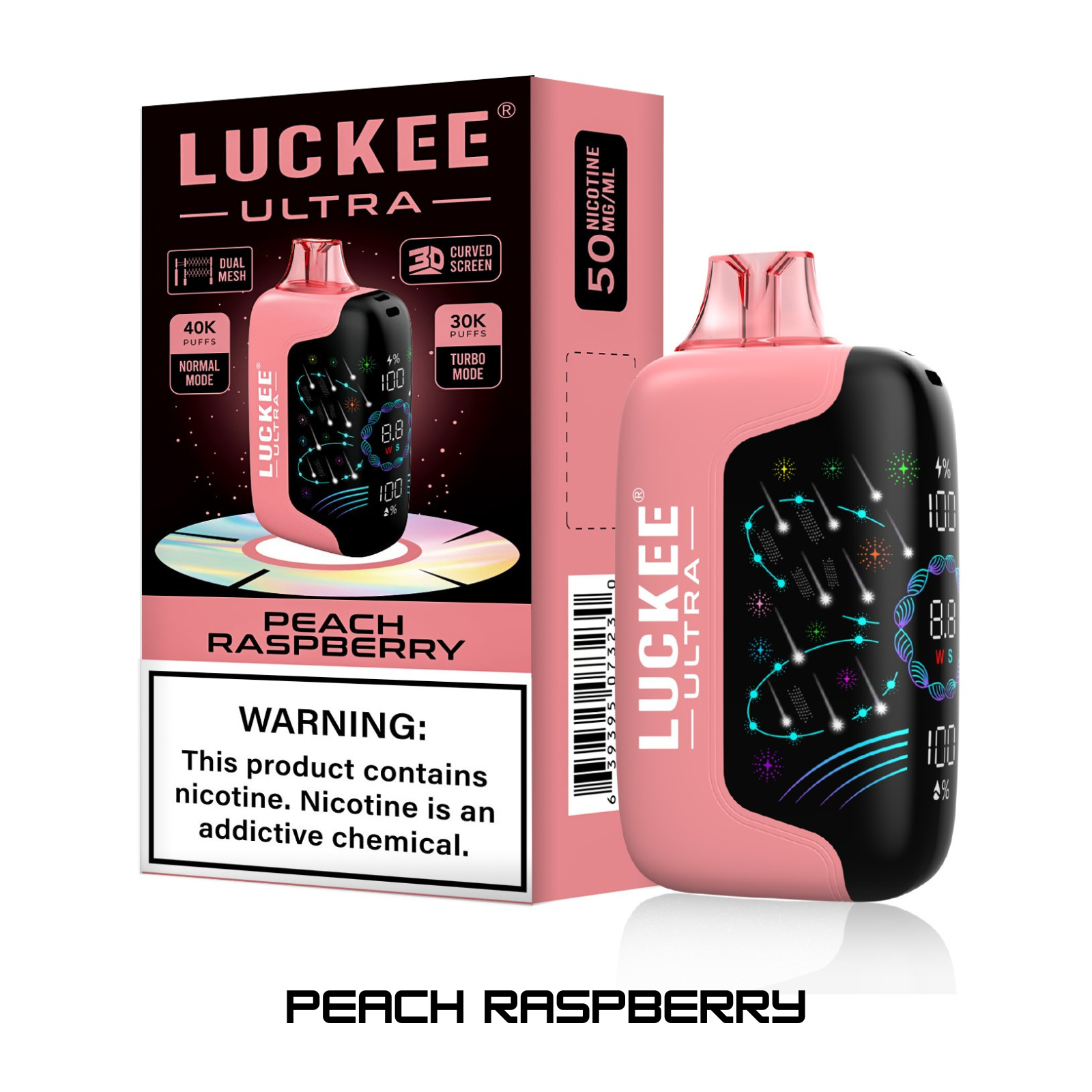 Luckee Ultra 40000K Puffs Disposable Vape Dual Mesh Coil UAE