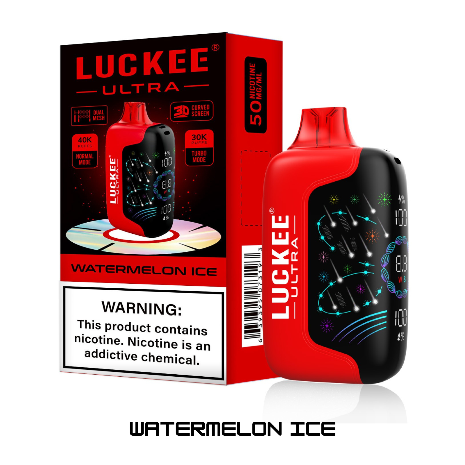 Luckee Ultra 40000K Puffs Disposable Vape Dual Mesh Coil UAE