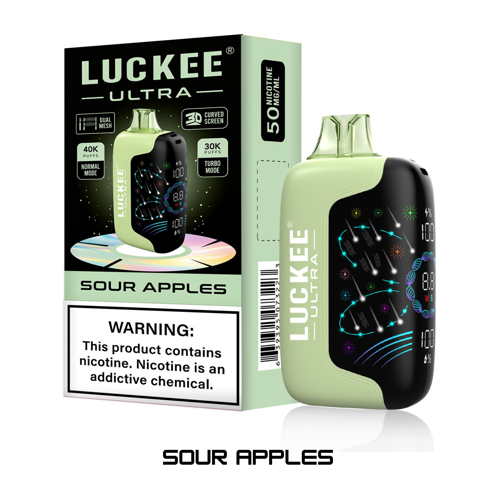 Luckee Ultra 40000K Puffs Disposable Vape Dual Mesh Coil UAE