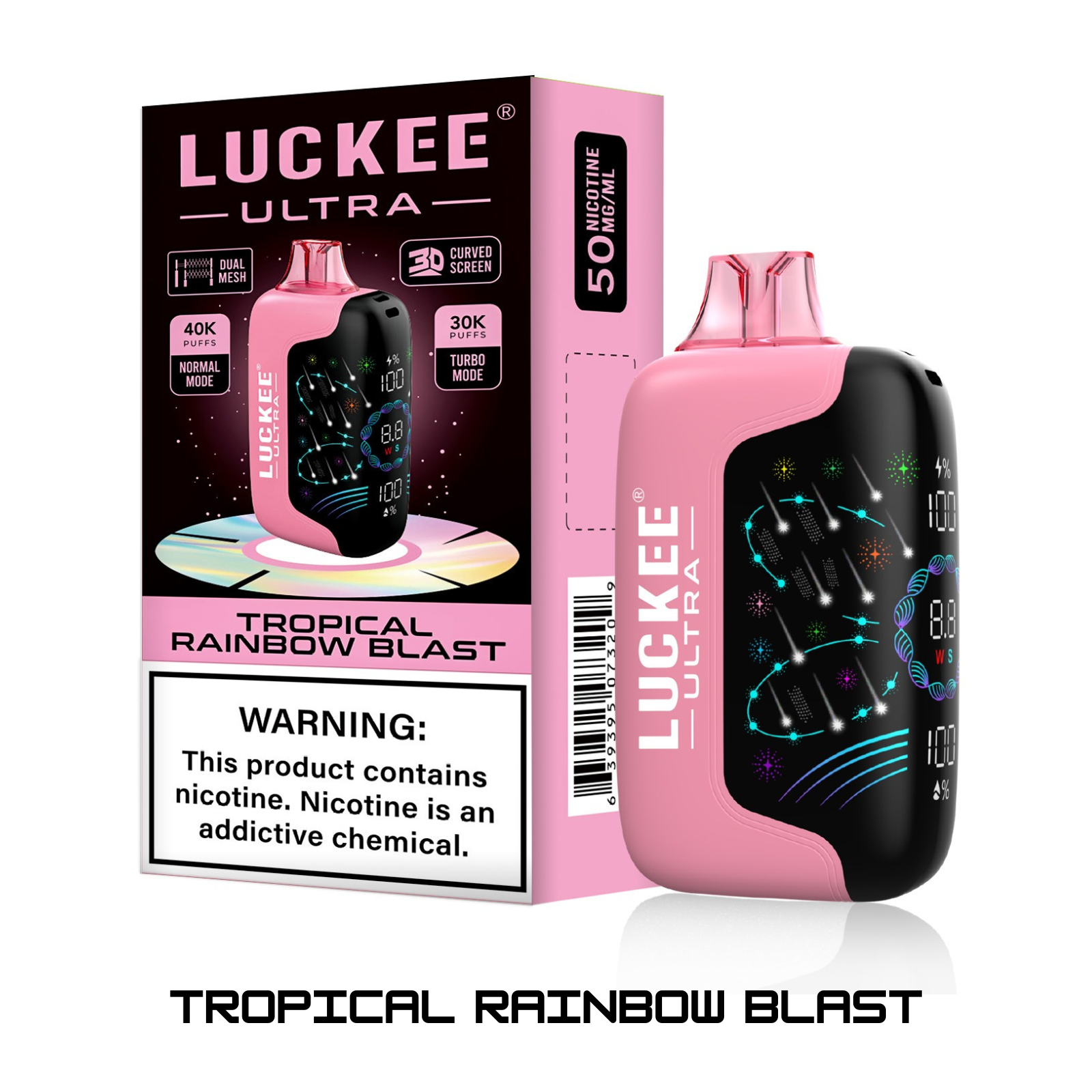 Luckee Ultra 40000K Puffs Disposable Vape Dual Mesh Coil UAE