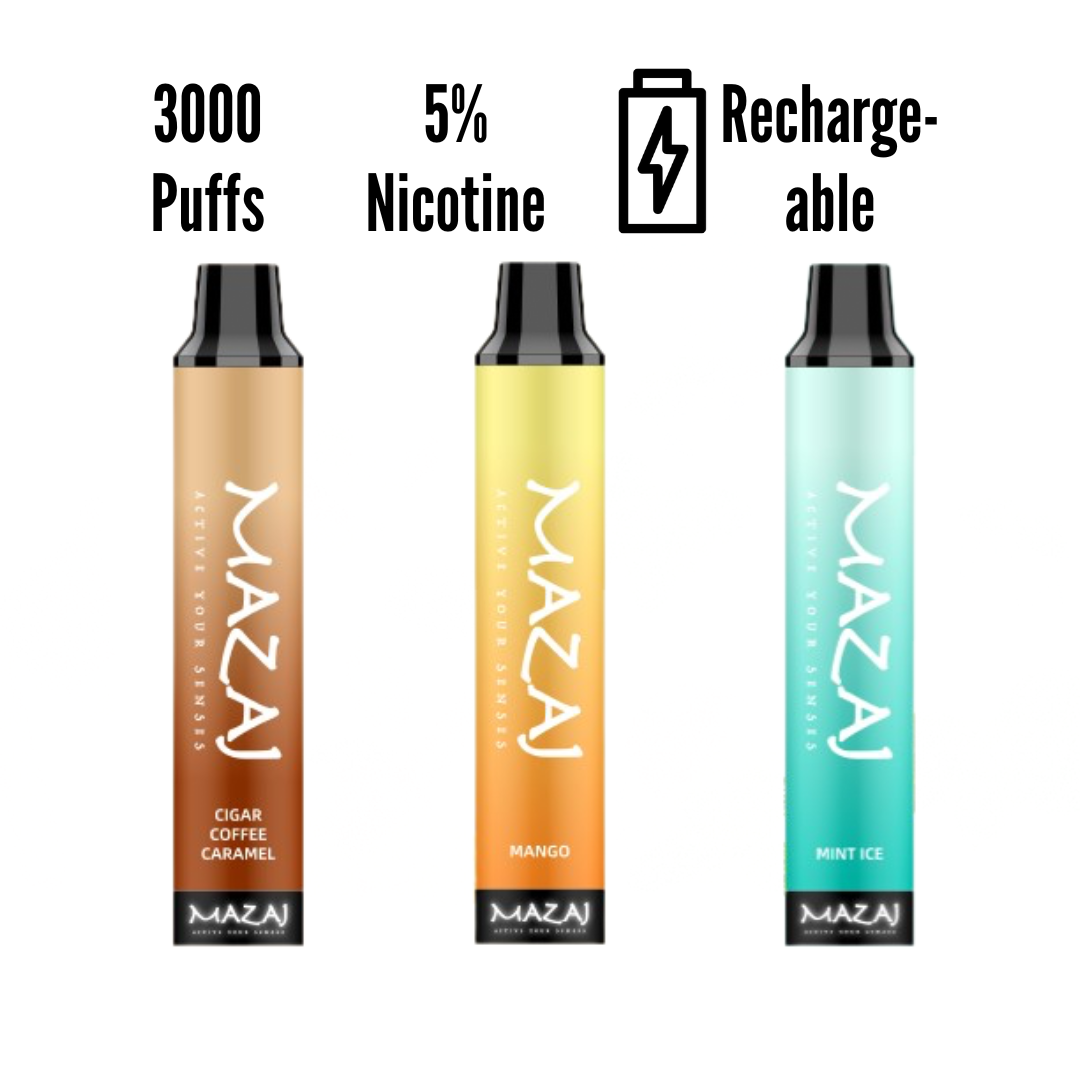 Mazaj Titan 3000 Puffs Disposable Vape best in dubai