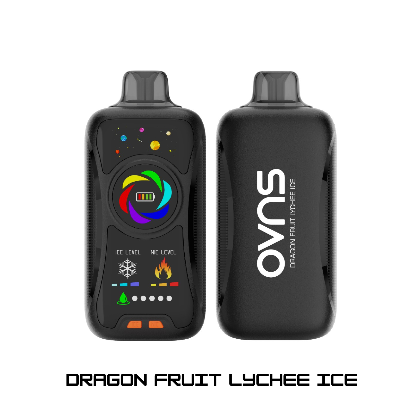 OVNS Adjustbar Airflow, Ice & Nic Control 50000 Puffs Disposable Vape 5% 50mg NIC