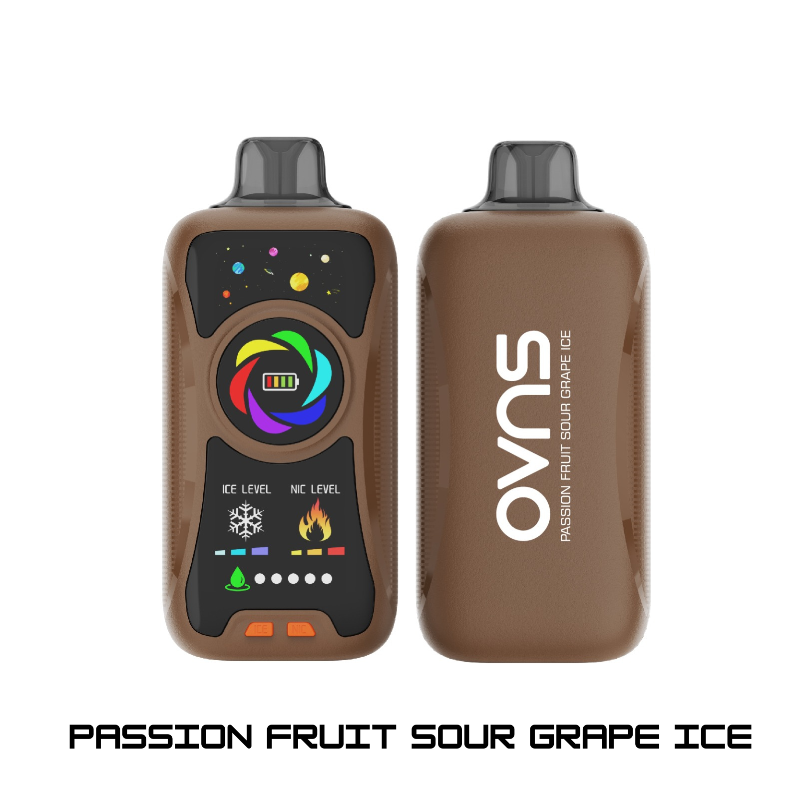 OVNS Adjustbar Airflow, Ice & Nic Control 50000 Puffs Disposable Vape 5% 50mg NIC