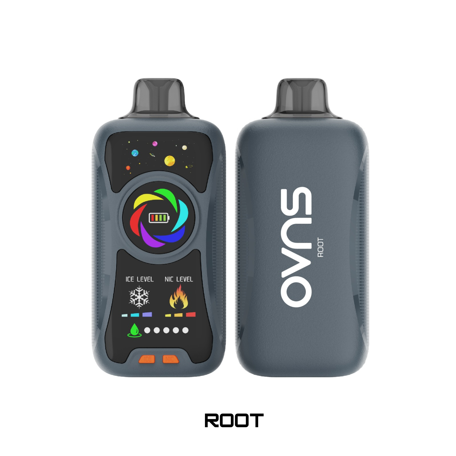OVNS Adjustbar Airflow, Ice & Nic Control 50000 Puffs Disposable Vape 5% 50mg NIC