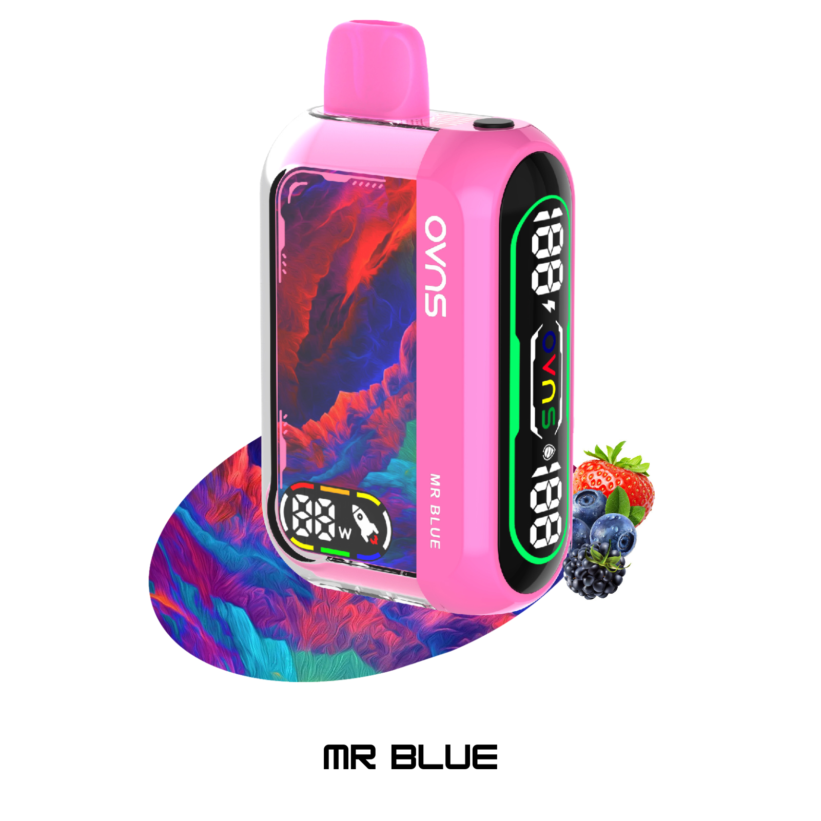 OVNS Dream 25000 Puffs Disposable Vape – Dual Digital Screens, Adjustable Airflow & Wattage, Dual Mesh Coil, 5% 50mg NIC