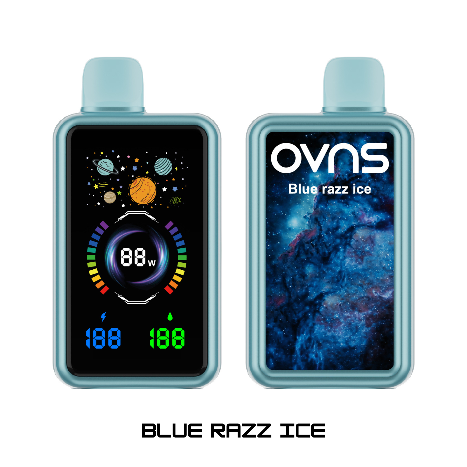 OVNS MESH 30000 Puffs Adjustable Airflow, OLED Screen, Dual Mesh Coil Disposable Vape 5% NIC