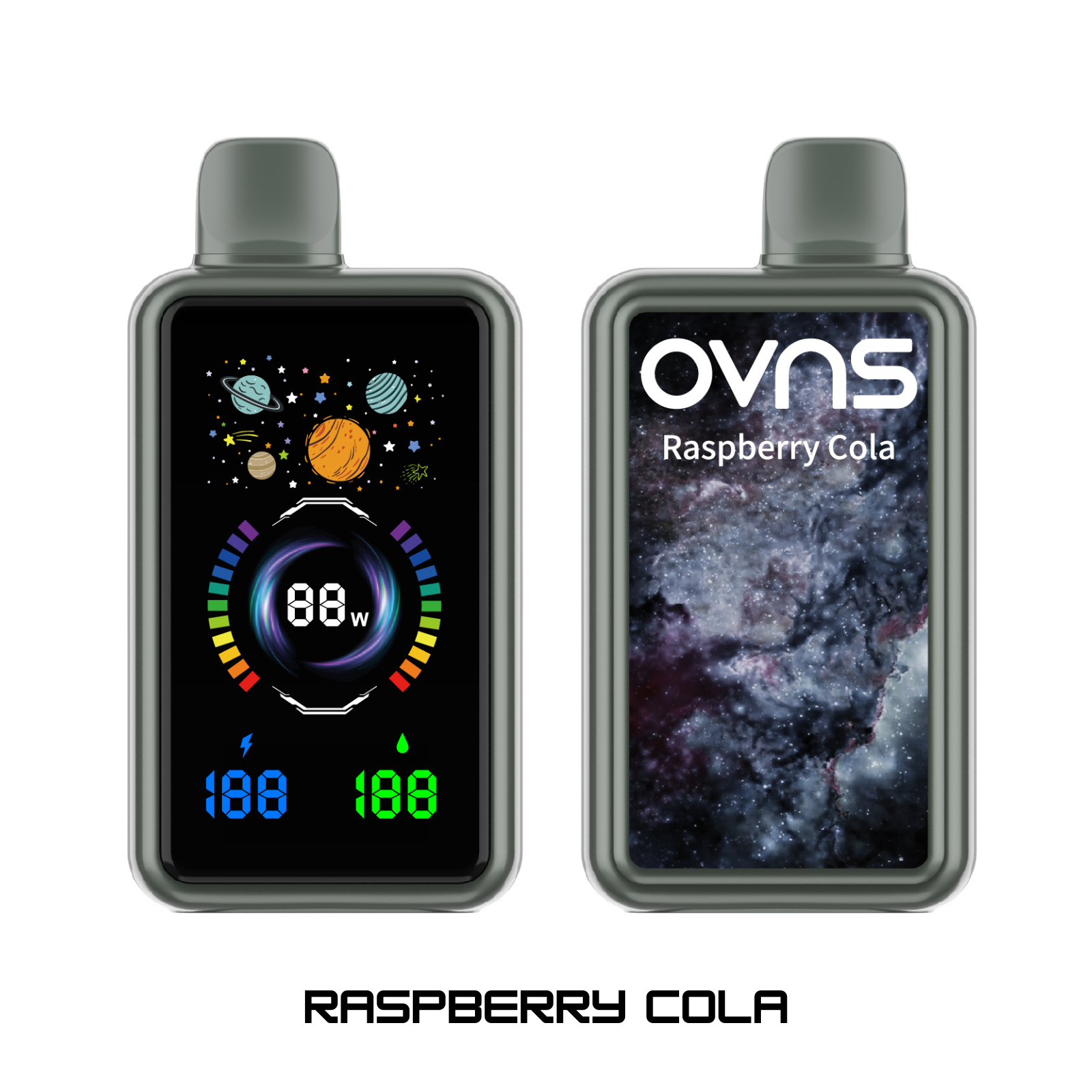 OVNS MESH 30000 Puffs Adjustable Airflow, OLED Screen, Dual Mesh Coil Disposable Vape 5% NIC