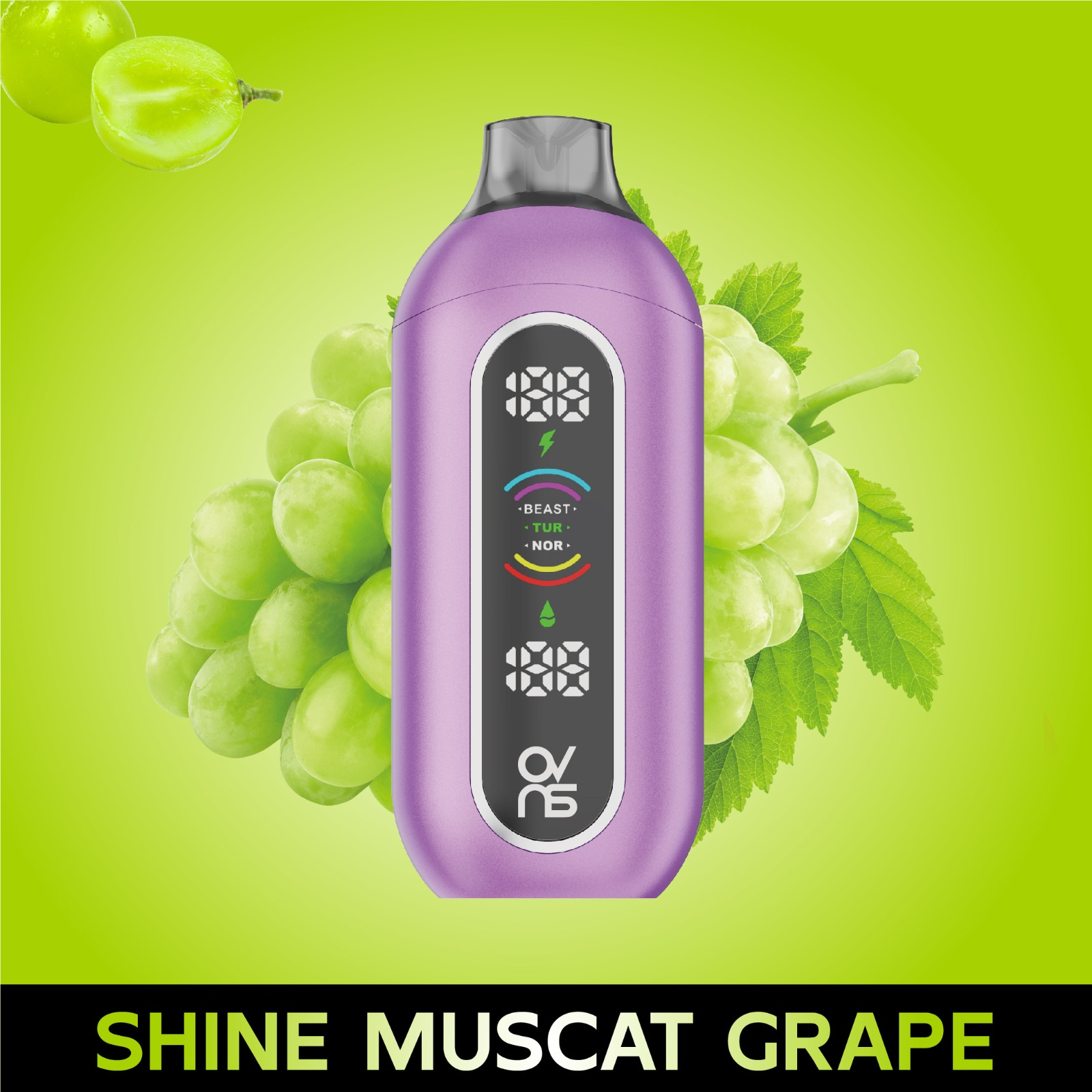 OVNS NEBULA 50000 Puffs 3 Modes, Touch Screen, Adjustable Airflow Disposable Vape 5% 50mg Nic