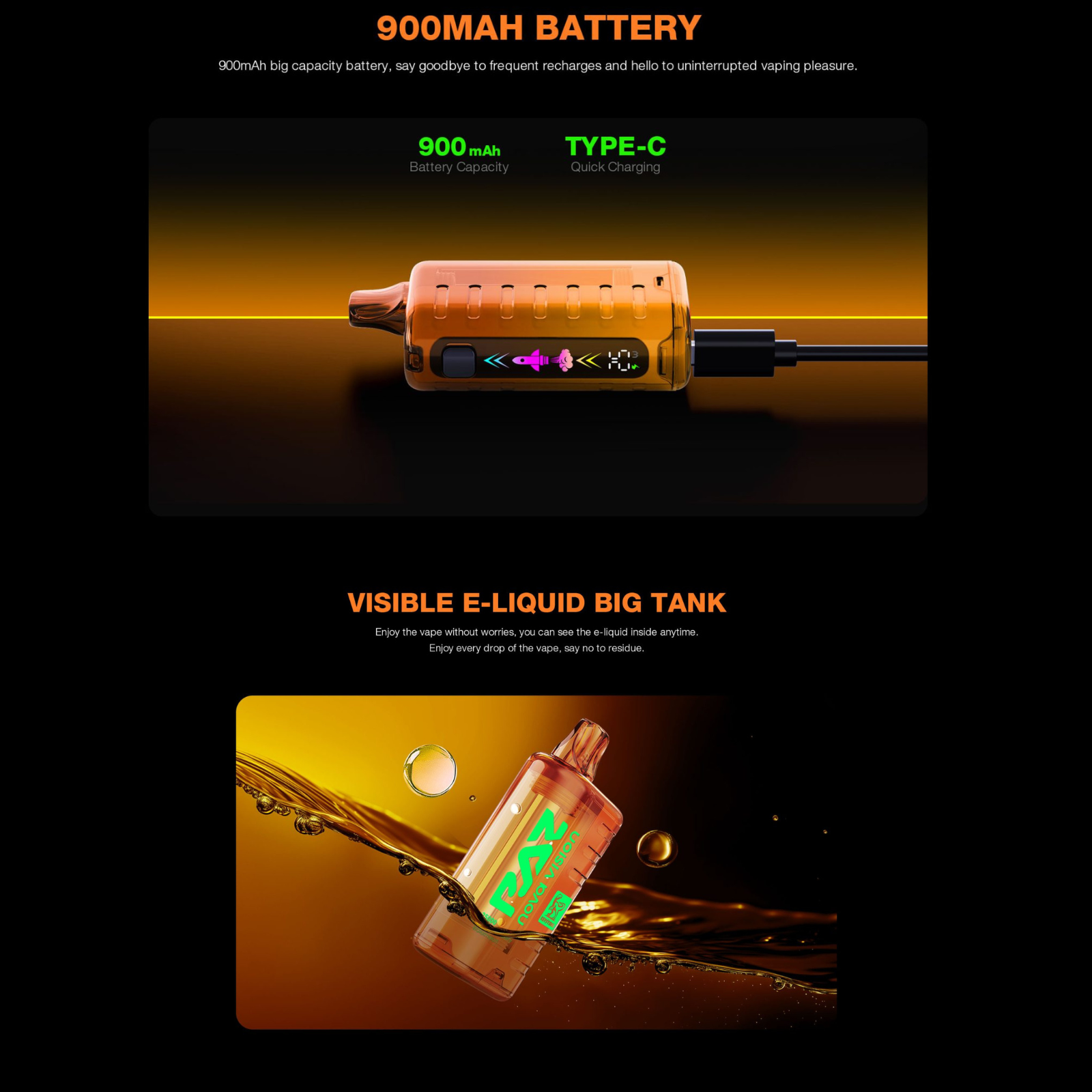 Raz Nova Vision 25000 Puffs Disposable Dubai Battery