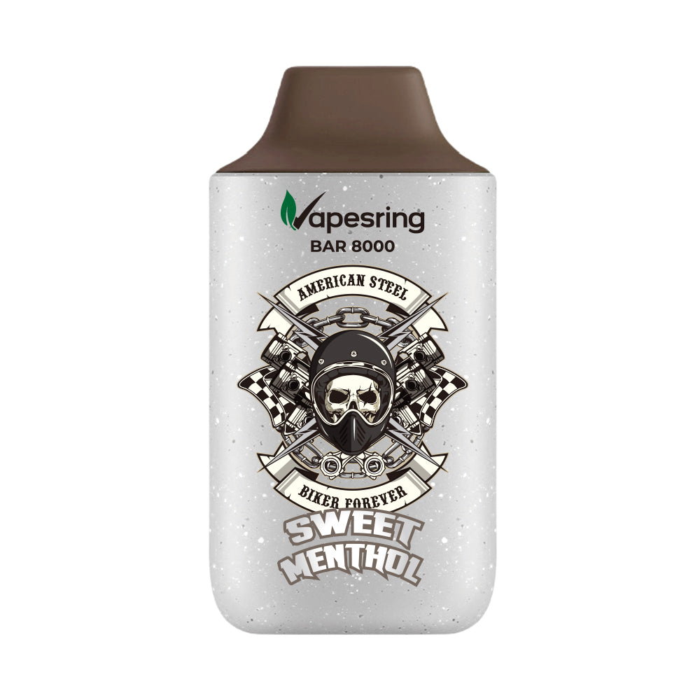Vapesring Bar 8000 Puffs Disposable Vape 5% 50mg Nic