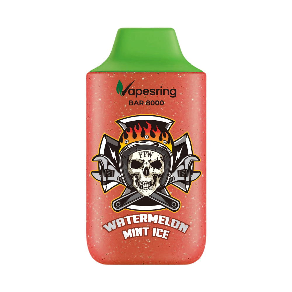 Vapesring Bar 8000 Puffs Disposable Vape 5% 50mg Nic