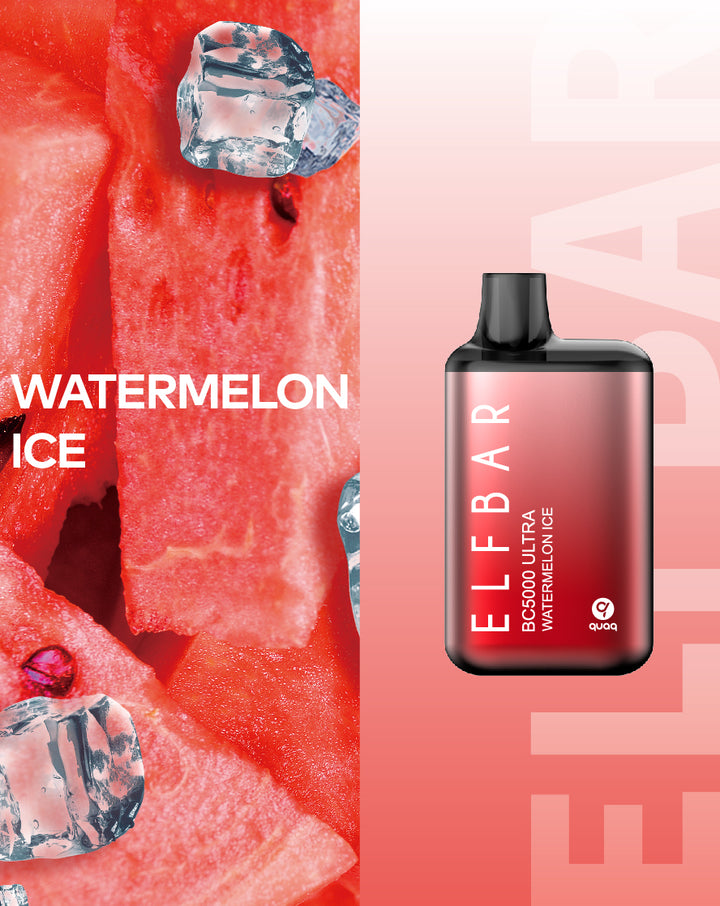 Elf bar BC5000 Ultra WatermelonIce Disposable best vape in dubai
