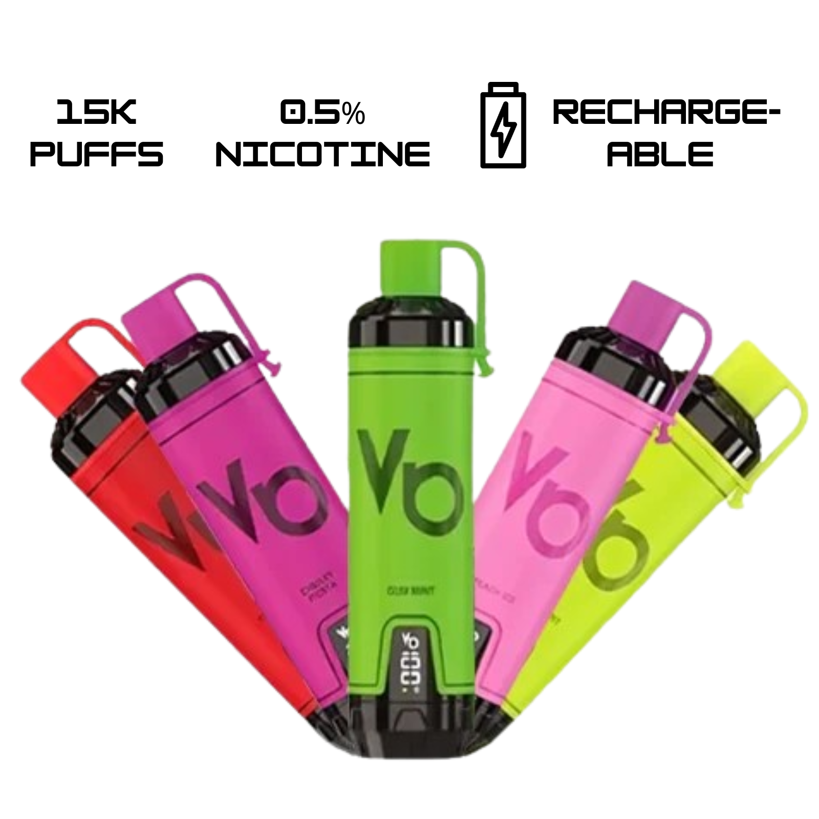 Vapes Bars Ghost DTL Shisha Hookah 15000 Puffs Disposable Vape 0.5% 5mg Nic