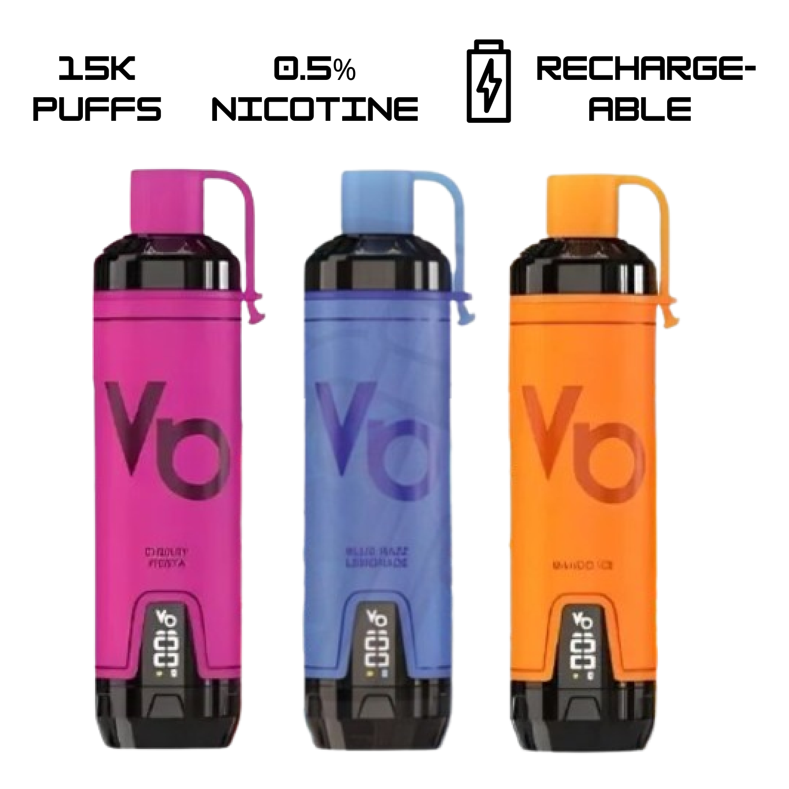 Vapes Bars Ghost DTL Shisha Hookah 15000 Puffs Disposable Vape 0.5% 5mg Nic