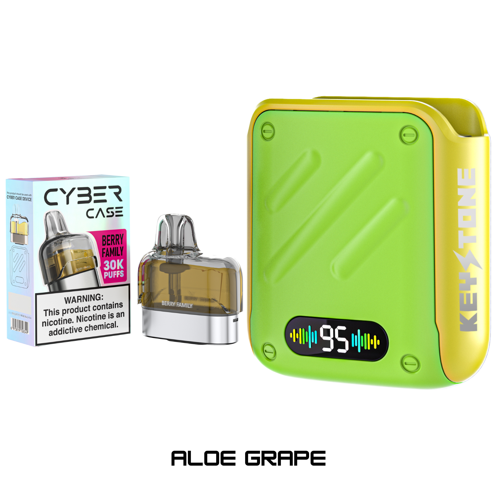 Keystone CYBER CASE 30000 Puffs Refillable POD Disposable Vape