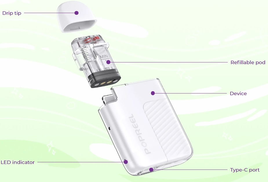 UWell Popreeel PK1 Vape Device best in dubai