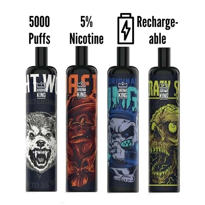 Aroma King Dark Knight Disposable Vape 5000 Puffs (24 Flavors) Puff.AE
