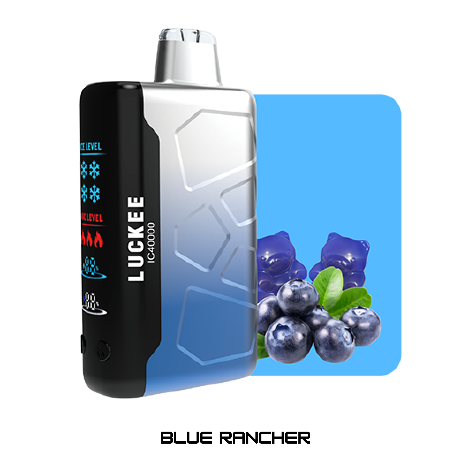 Luckee IC 40000 Puffs Adjustable Ice and Nic Control Disposable Vape 5% 50mg NIC