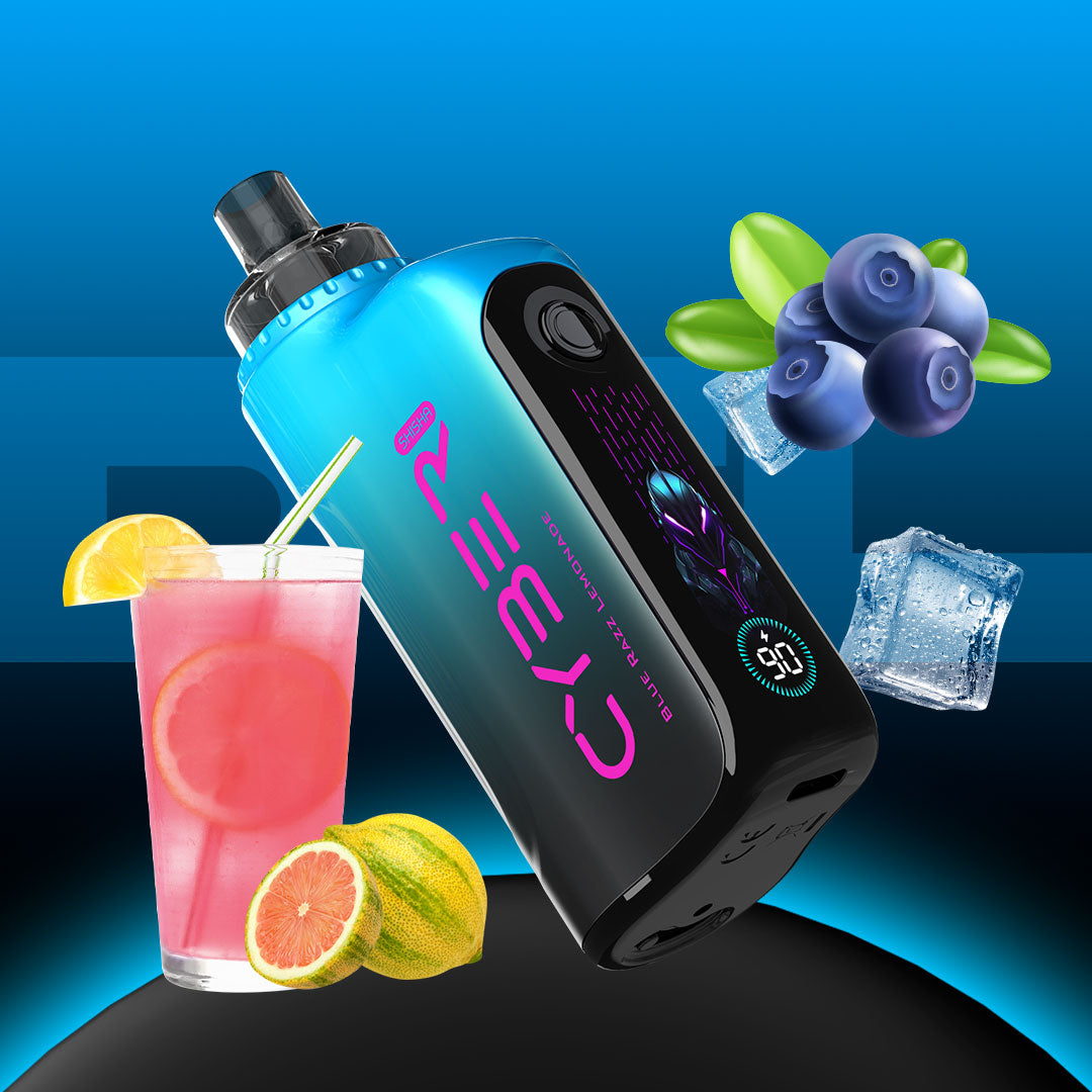 Keystone Cyber DTL Hookah Shisha 30000 Puffs Dynamic Screen Disposable Vape  1% 10mg NIC