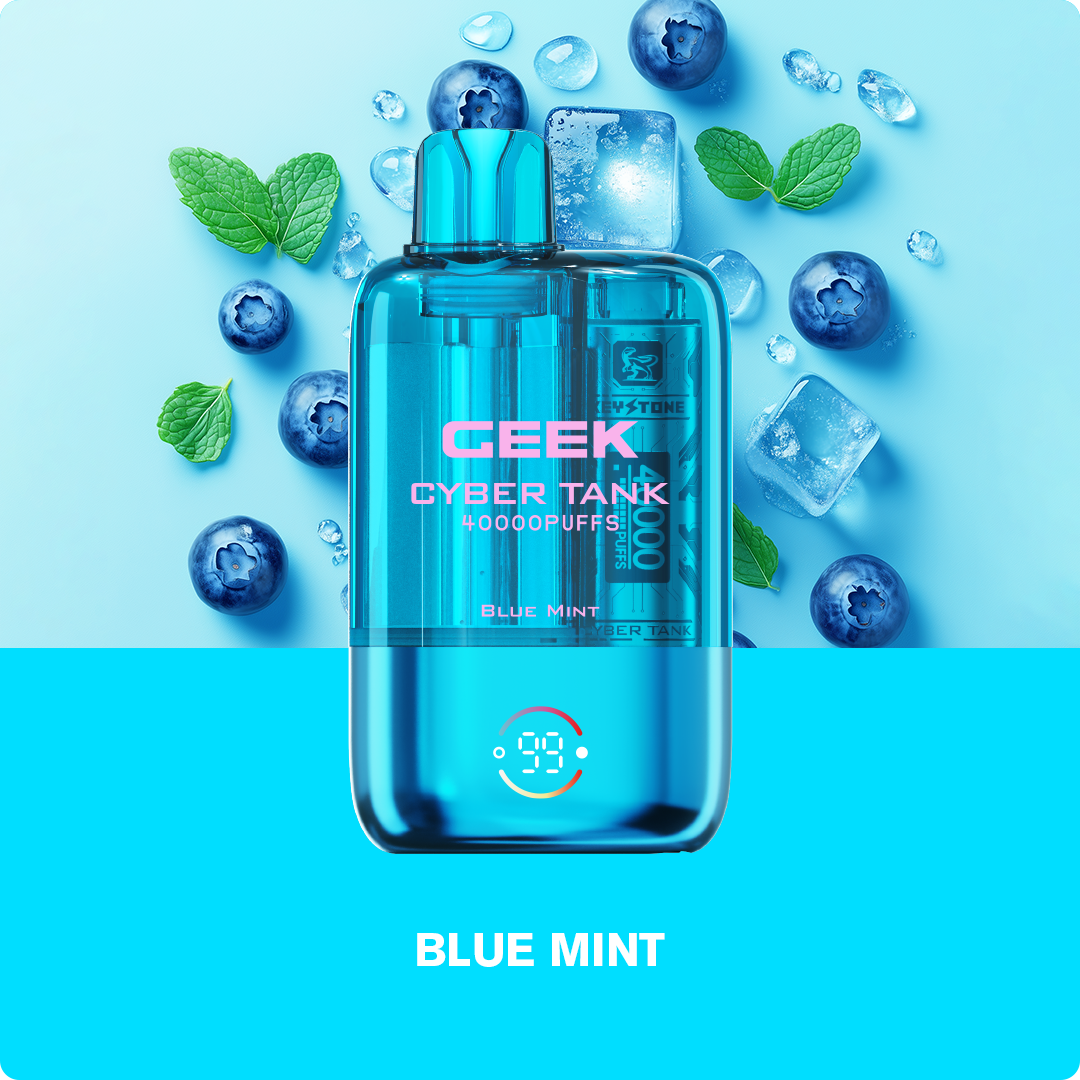 Keystone GEEK Cyber Visible Tank 40000 Puffs Disposable Vape 5% 50mg NIC