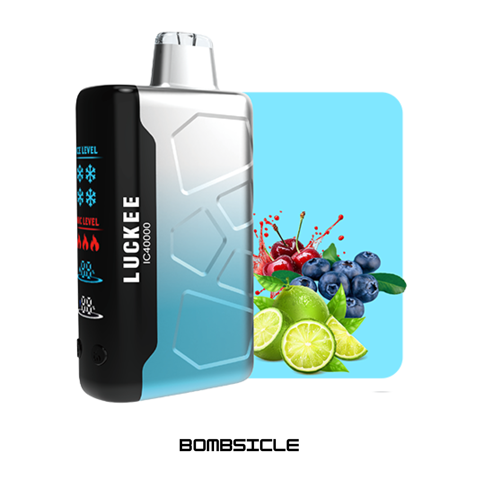 Luckee IC 40000 Puffs Adjustable Ice and Nic Control Disposable Vape 5% 50mg NIC