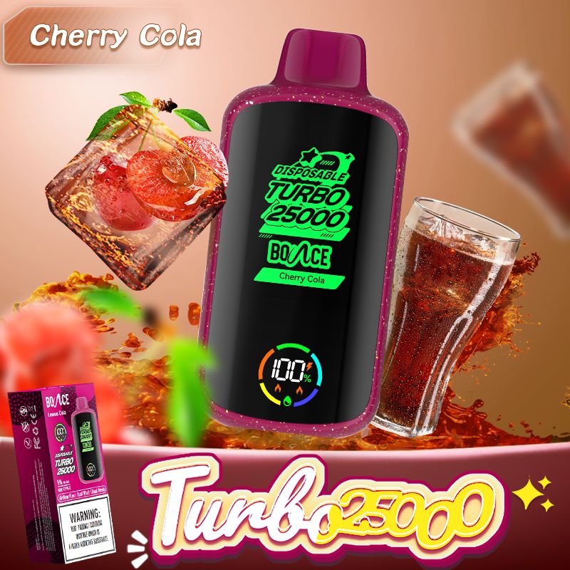 Bounce Turbo 25000 Puffs Disposable Vape 5% 50mg Nic