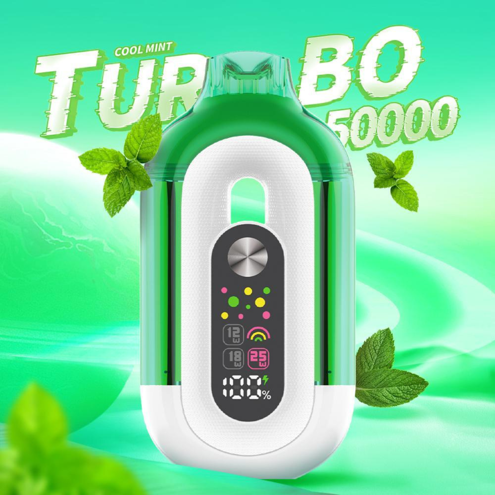 Bounce Turbo 50000 Puffs Triple Wattage & LED Display Disposable Vape 5% 50mg NIC