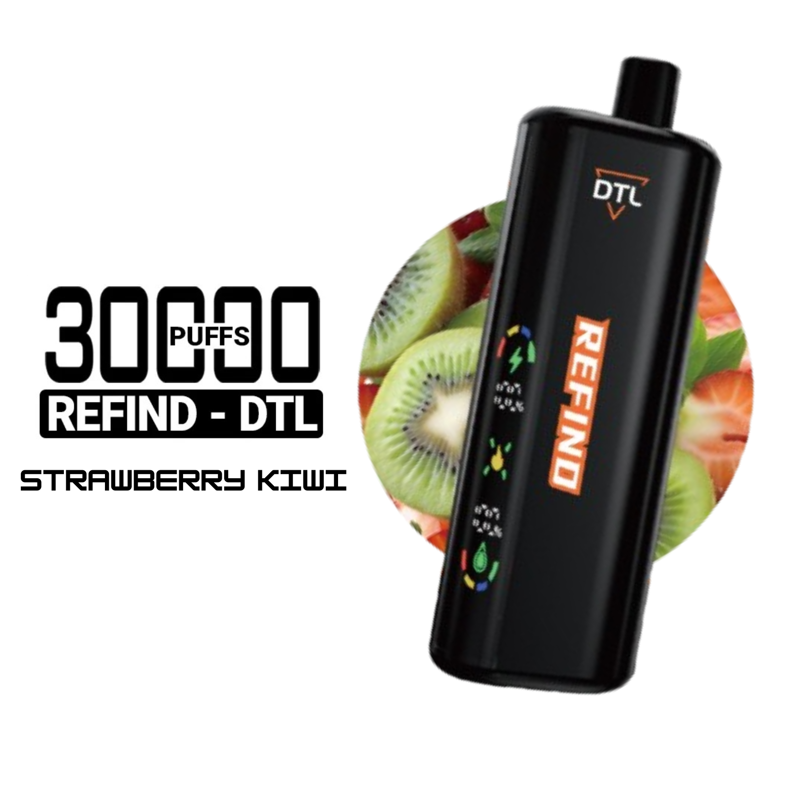 Flavor King Refind DTL Shisha Hookah 30000 Puffs Adjustable Airflow Disposable Vape 0.5% 5mg NIC