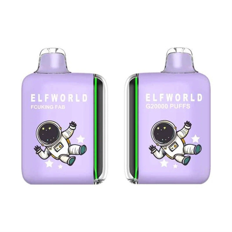 Elf World Plus 20000 Puffs Animated Screen Disposable Vape 2% 20mg Nic and 5% 50mg Nic
