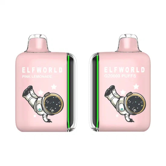 Elf World Plus 20000 Puffs Animated Screen Disposable Vape 2% 20mg Nic and 5% 50mg Nic